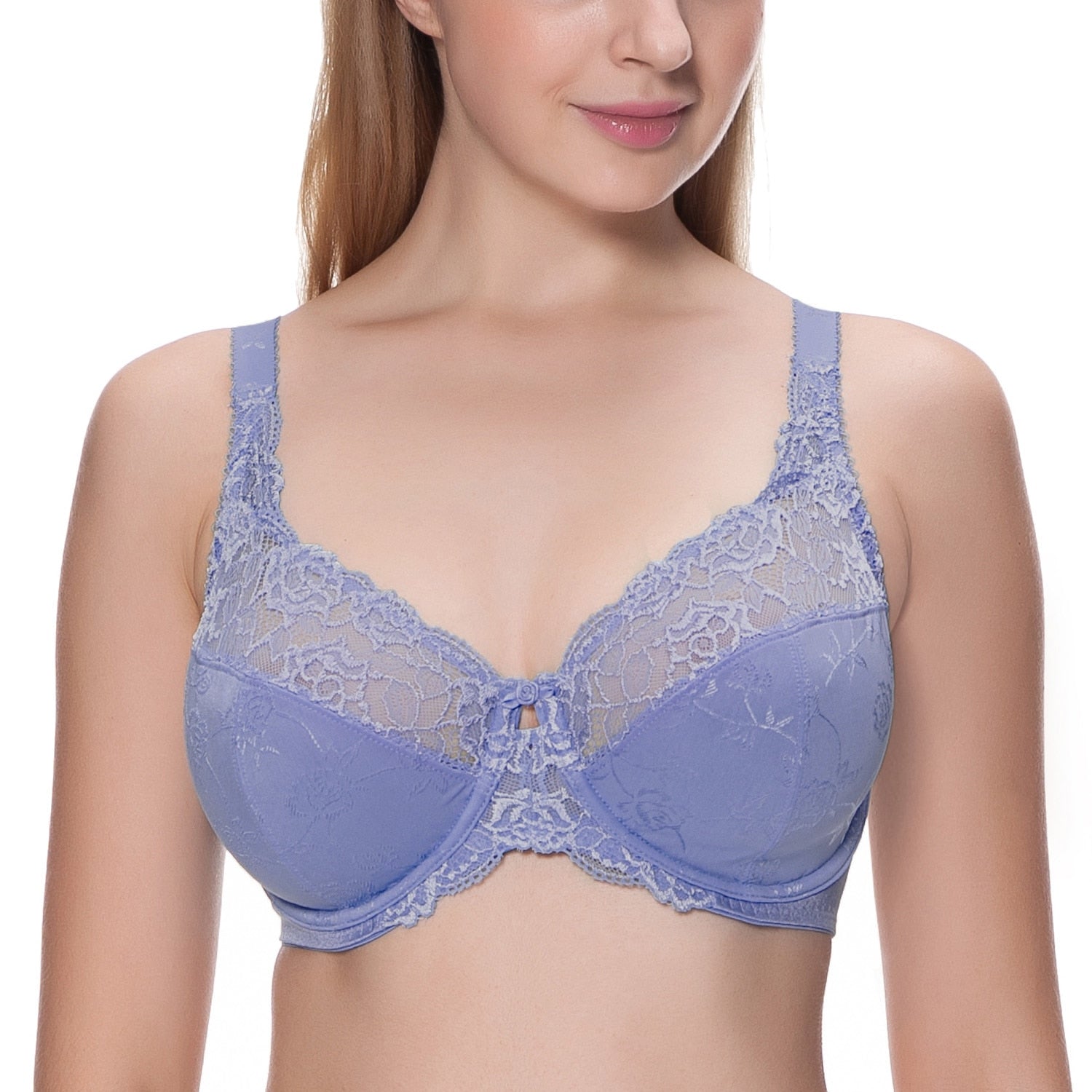 SS Online Trading - SSHK Shop - Plus size underwired non-padded lace bras