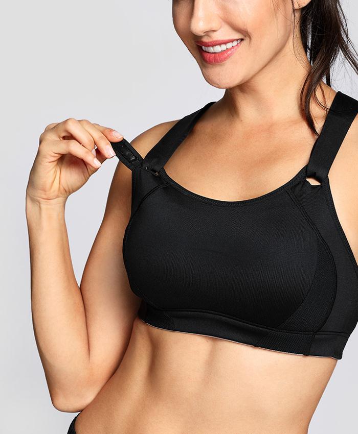 SS Online Trading - SSHK Shop - Plus size high impact wireless full cup lightly padded sports bra (Size 32C - 42E)