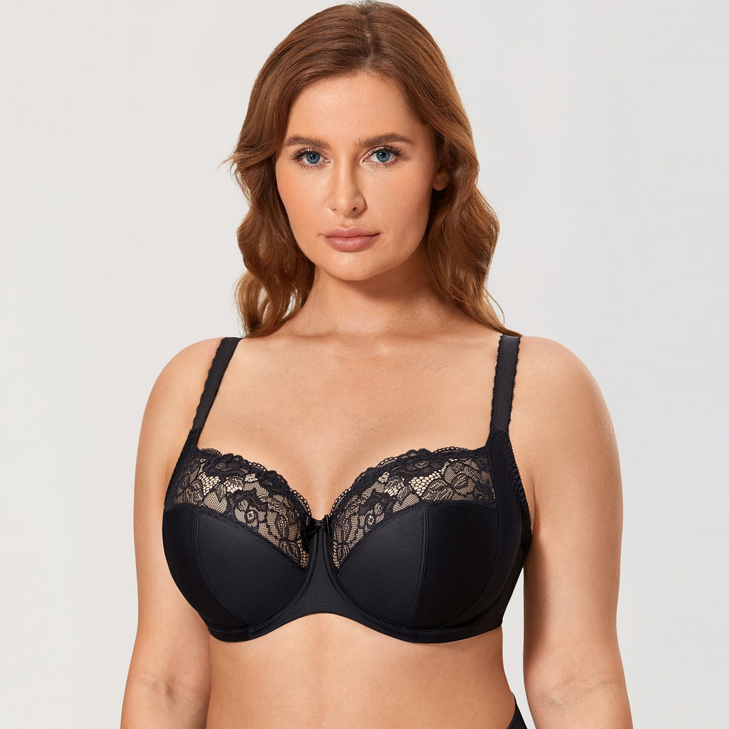 SS Online Trading - SSHKStore - Products - Plus size underwired non-padded lace bras