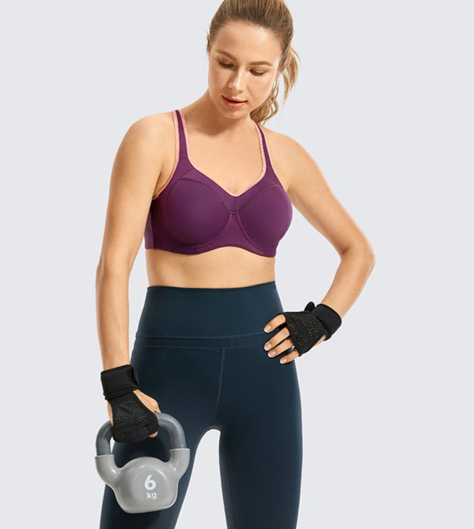 Where can I find high impact sports bras in larger sizes
