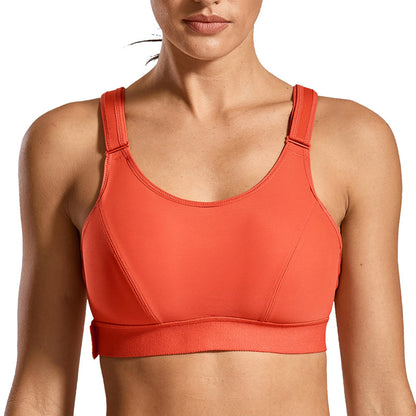 Front adjustable wireless full cup sports bra (size 34/75-46/105