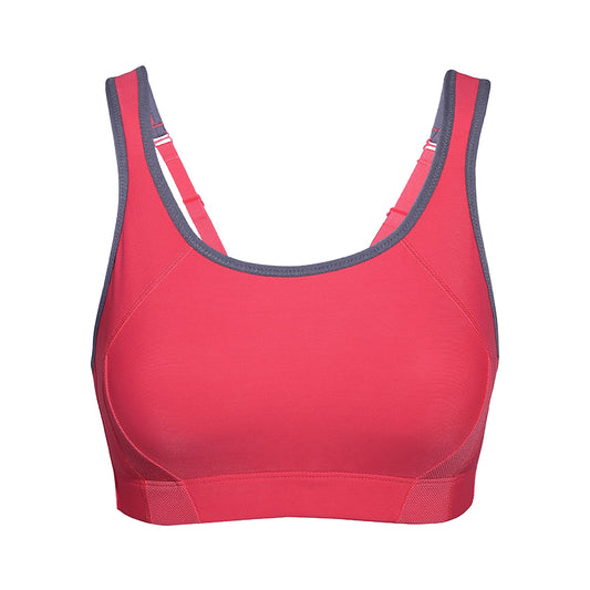 High impact padded step adjustable underwired sports bra (size 32