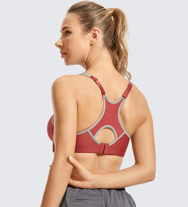 Shock Absorber ULTIMATE RUN - High support sports bra - red