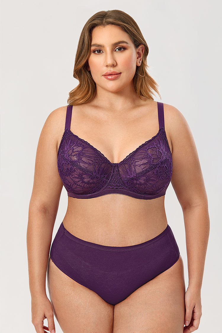 Plus Size Bras in C, D, E Cup Sizes